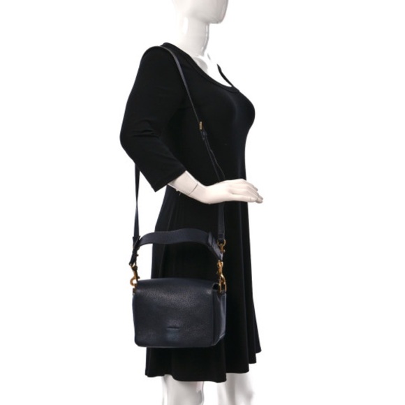 LANVIN Grained Calfskin Box Messenger Bag - Picture 5 of 15